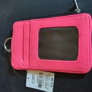 Pink id money holder